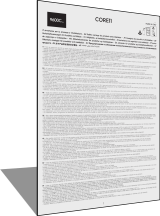 Instructions CORE11 General 9600C... (IT/EN/FR/DE/NL/ES/PT/NO/DA/SV/RU/ZH) Rev1