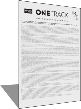 Instructions ONETRACK General 9000 (IT/EN/FR/DE/NL/ES/PT/NO/DA/SV/RU/ZH/AR) Rev6